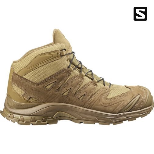Salomon Xa Forces Mid Women's Tactical Boots Brown | CA 59L73